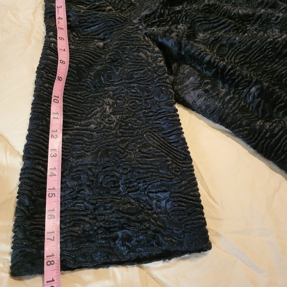 Chico's women's black short light velour jacket wide sleeved size 2 =(large/12) - Picture 5 of 14